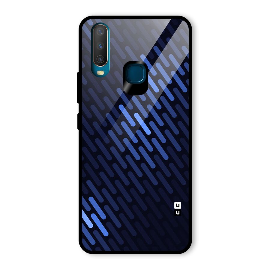 Pipe Shades Pattern Printed Glass Back Case for Vivo Y15