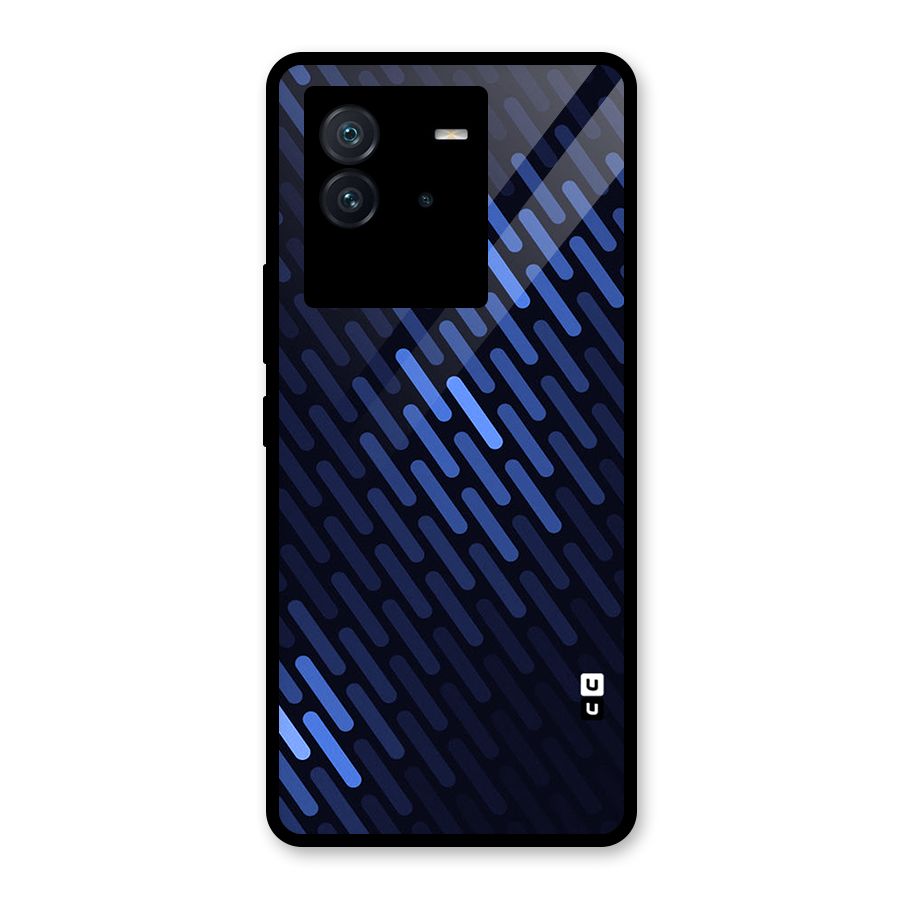Pipe Shades Pattern Printed Glass Back Case for Vivo iQOO Neo 6 5G
