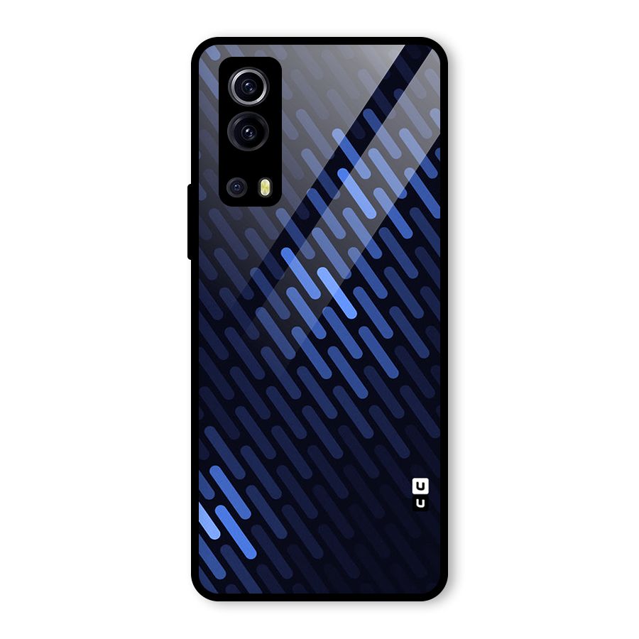 Pipe Shades Pattern Printed Glass Back Case for Vivo iQOO Z3