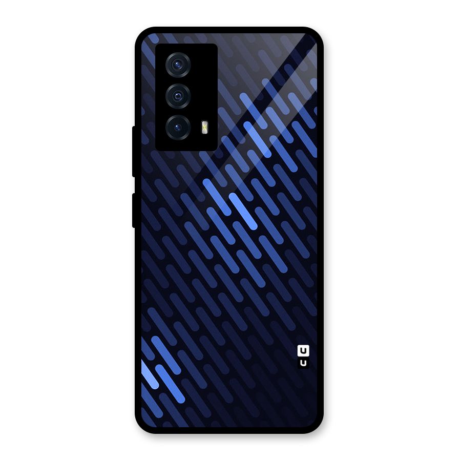 Pipe Shades Pattern Printed Glass Back Case for Vivo iQOO Z5