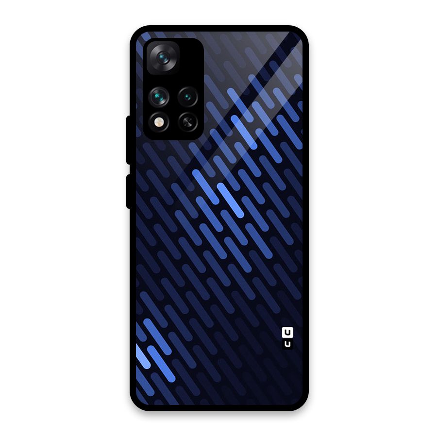 Pipe Shades Pattern Printed Glass Back Case for Xiaomi 11i 5G