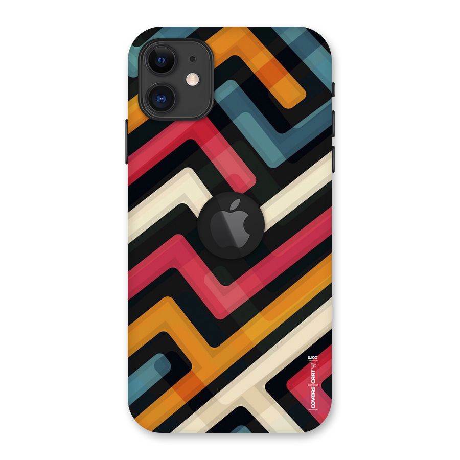 Pipelines Back Case for iPhone 11 Logo Cut