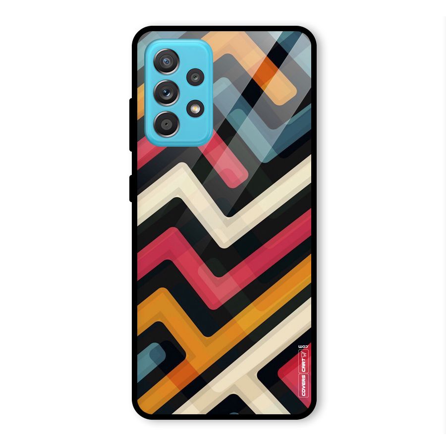 Pipelines Glass Back Case for Galaxy A52