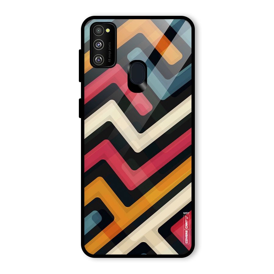 Pipelines Glass Back Case for Galaxy M30s