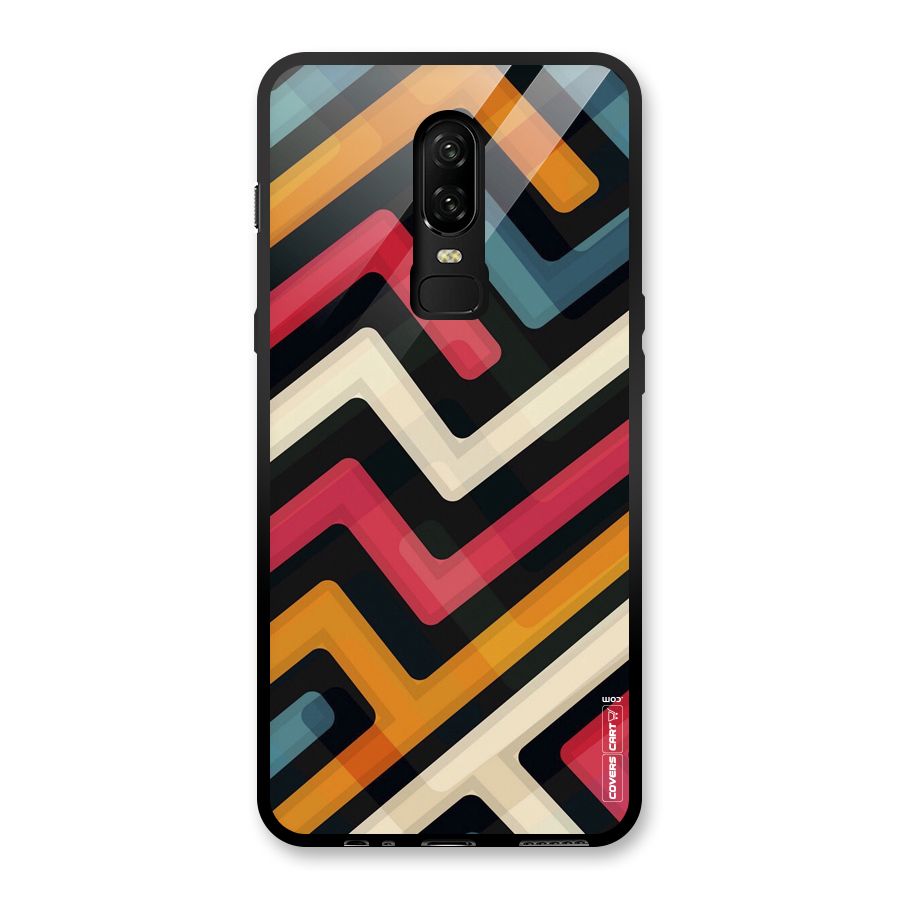 Pipelines Glass Back Case for OnePlus 6