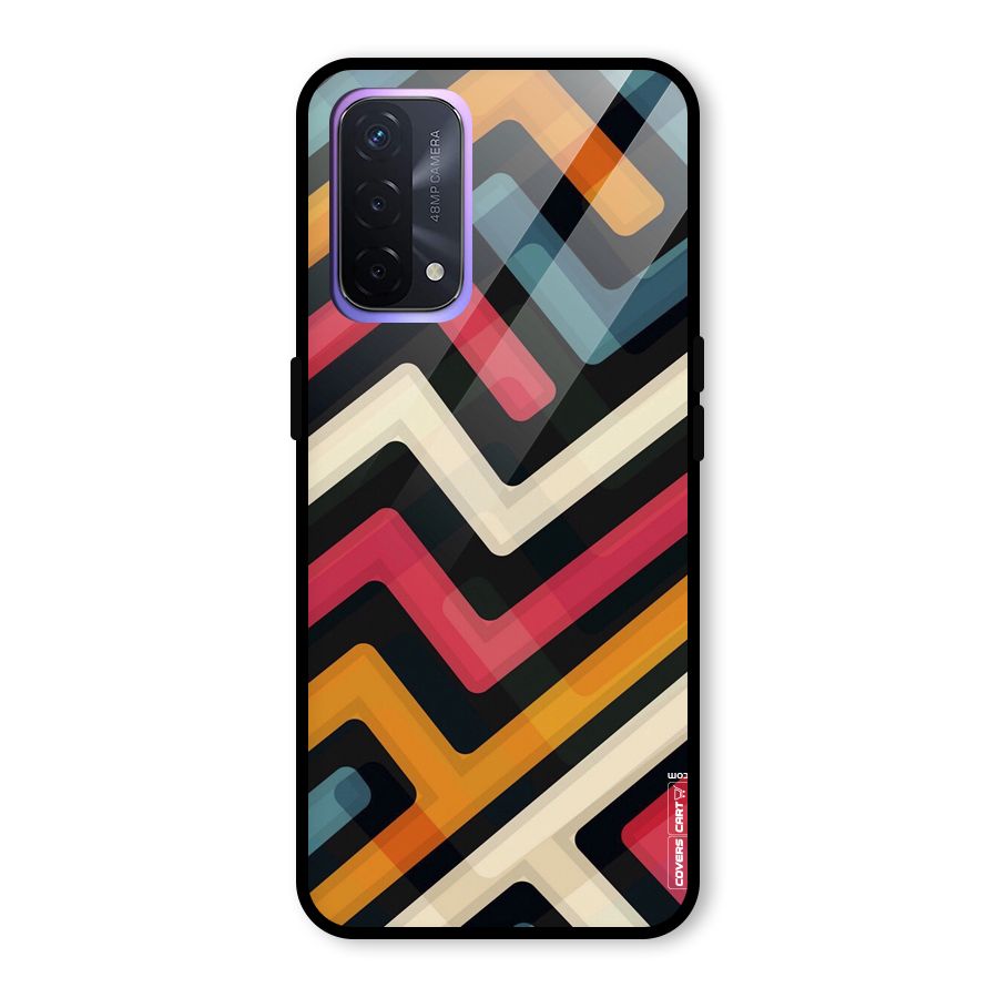 Pipelines Glass Back Case for Oppo A74 5G
