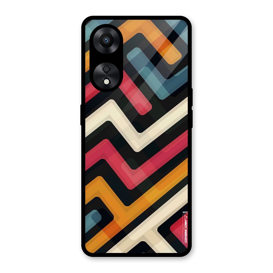 Pipelines Glass Back Case for Oppo A78