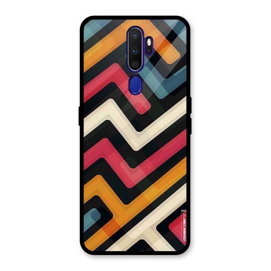 Pipelines Glass Back Case for Oppo A9 (2020)