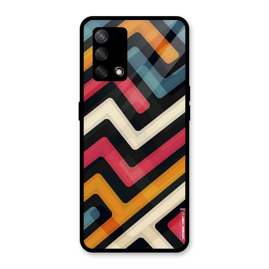 Pipelines Glass Back Case for Oppo F19