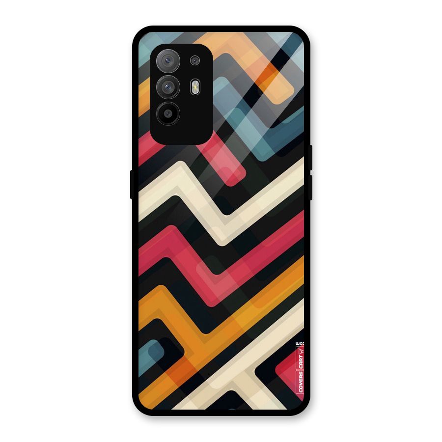 Pipelines Glass Back Case for Oppo F19 Pro Plus 5G