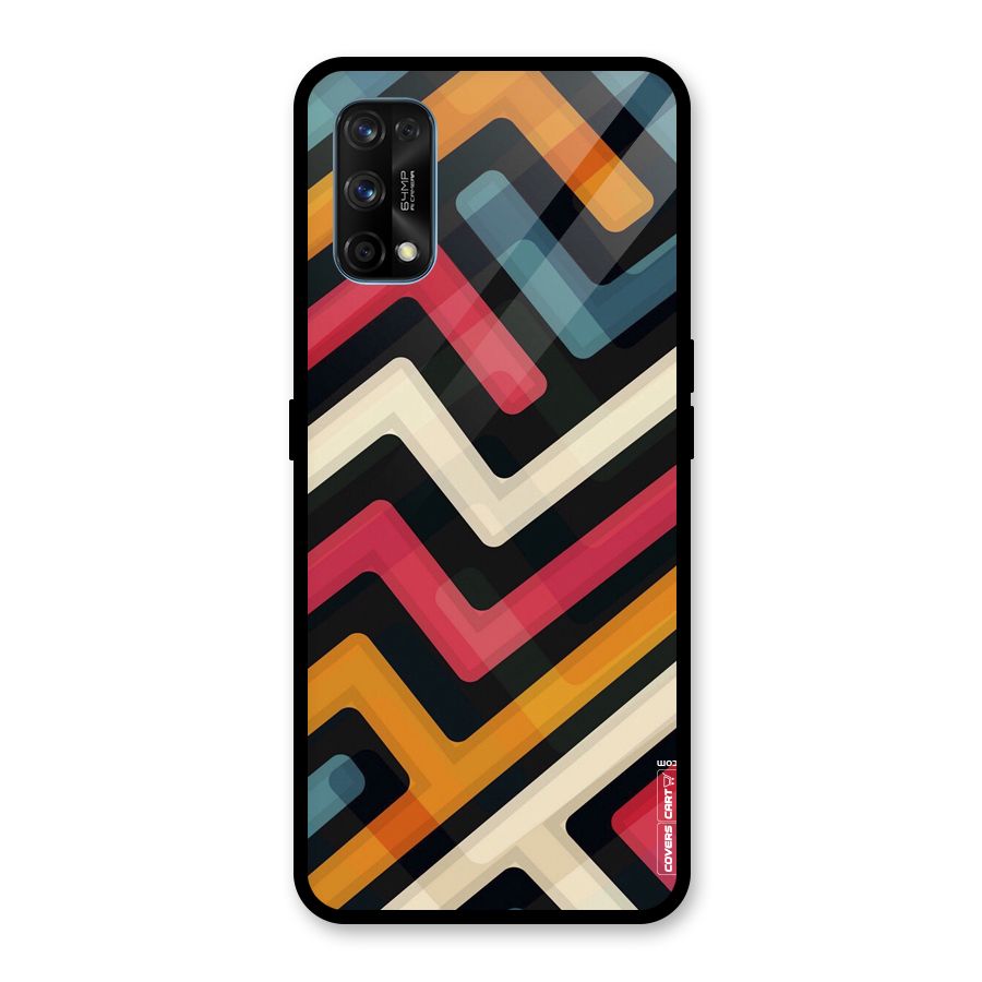 Pipelines Glass Back Case for Realme 7 Pro