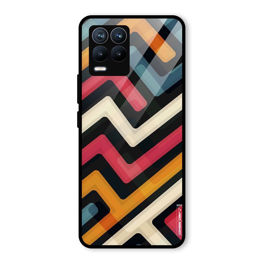 Pipelines Glass Back Case for Realme 8