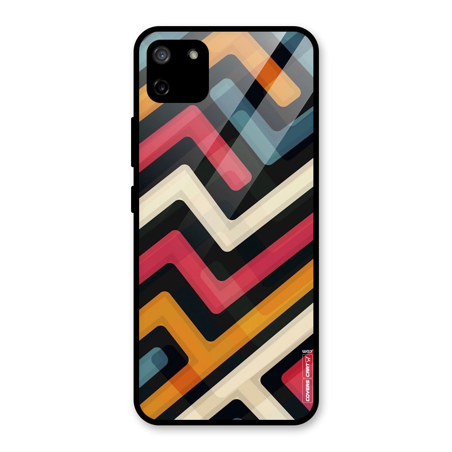 Pipelines Glass Back Case for Realme C11
