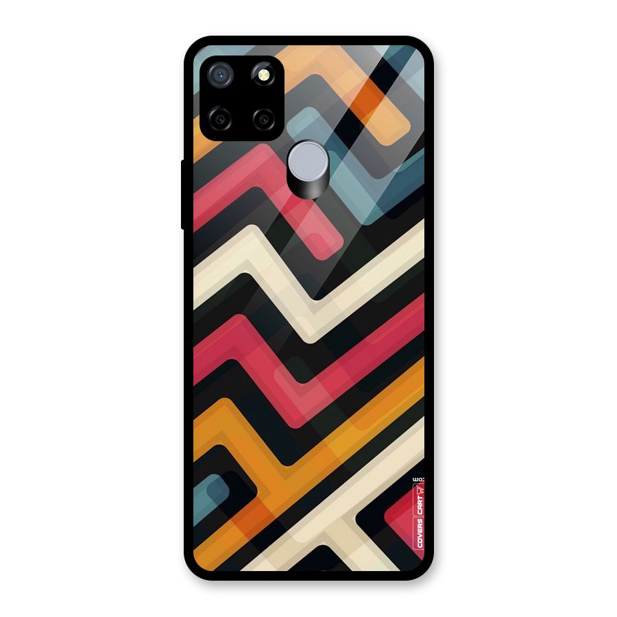 Pipelines Glass Back Case for Realme C12