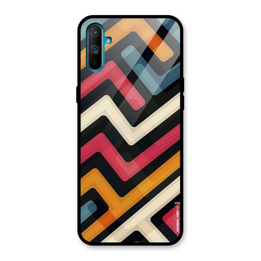 Pipelines Glass Back Case for Realme C3