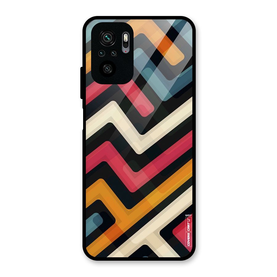Pipelines Glass Back Case for Redmi Note 10S