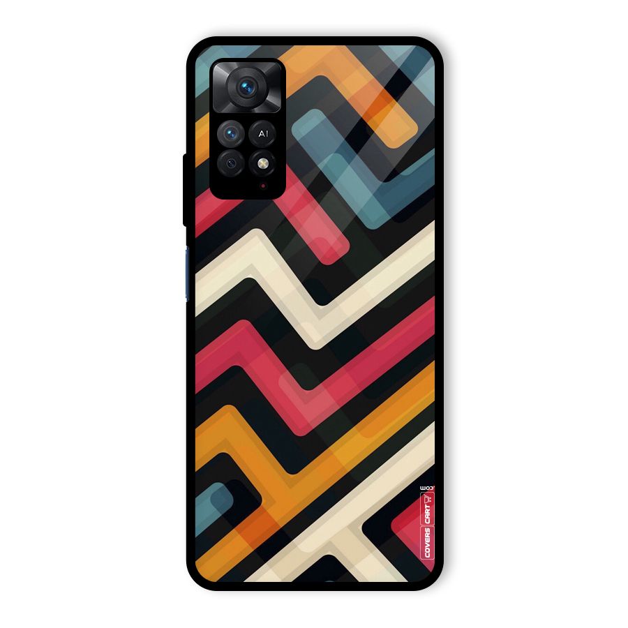 Pipelines Glass Back Case for Redmi Note 11 Pro