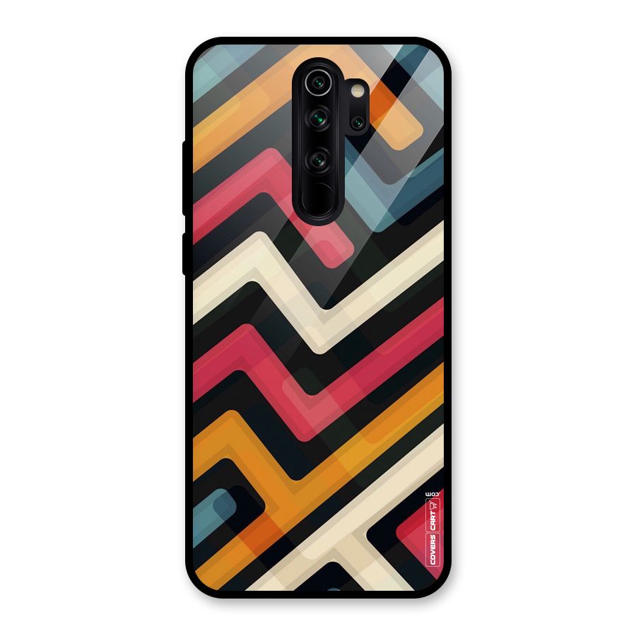 Pipelines Glass Back Case for Redmi Note 8 Pro