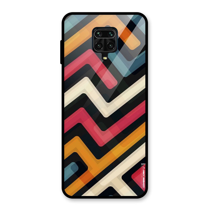 Pipelines Glass Back Case for Redmi Note 9 Pro Max