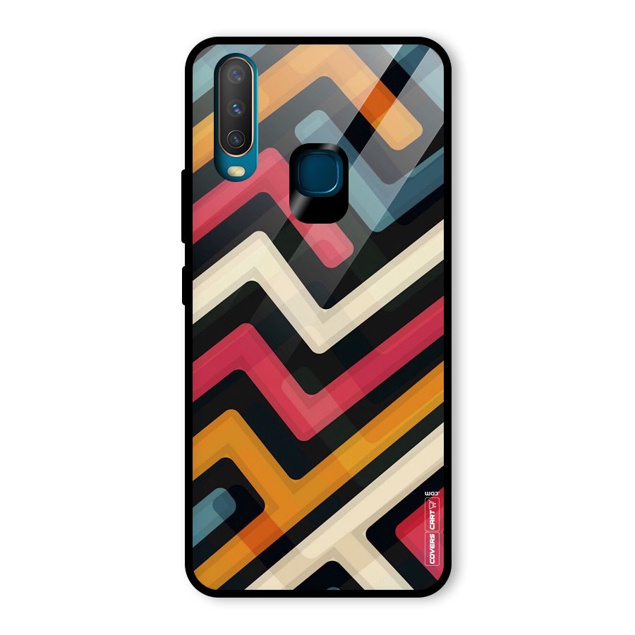 Pipelines Glass Back Case for Vivo U10