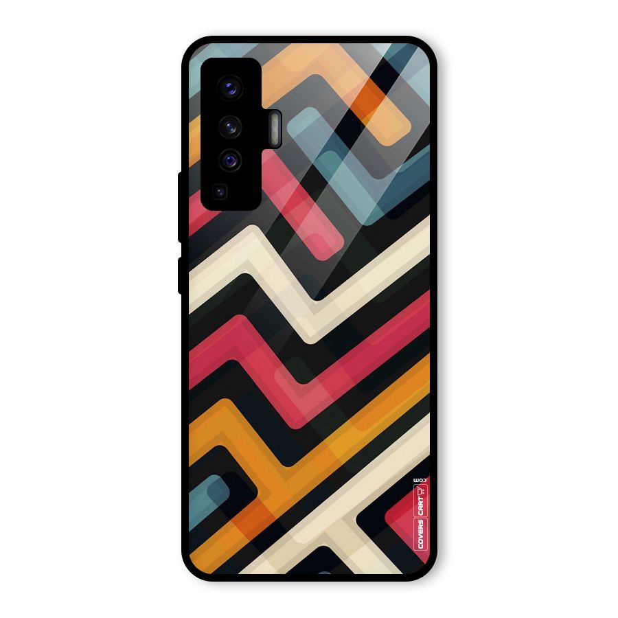 Pipelines Glass Back Case for Vivo X50