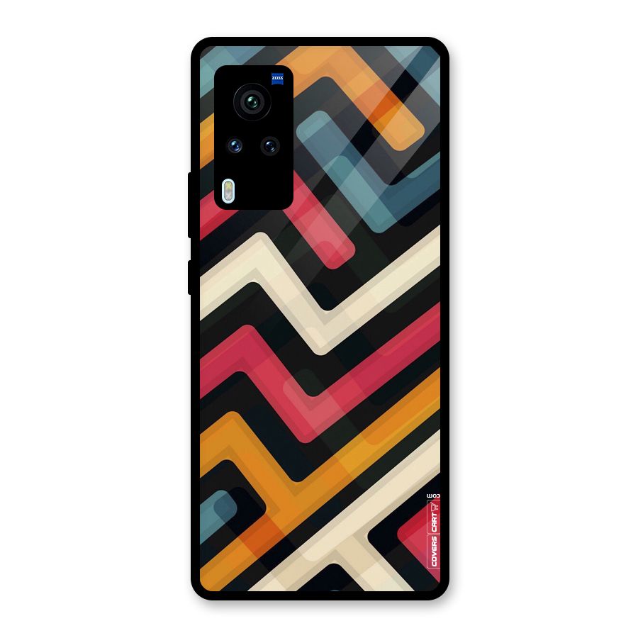 Pipelines Glass Back Case for Vivo X60 Pro
