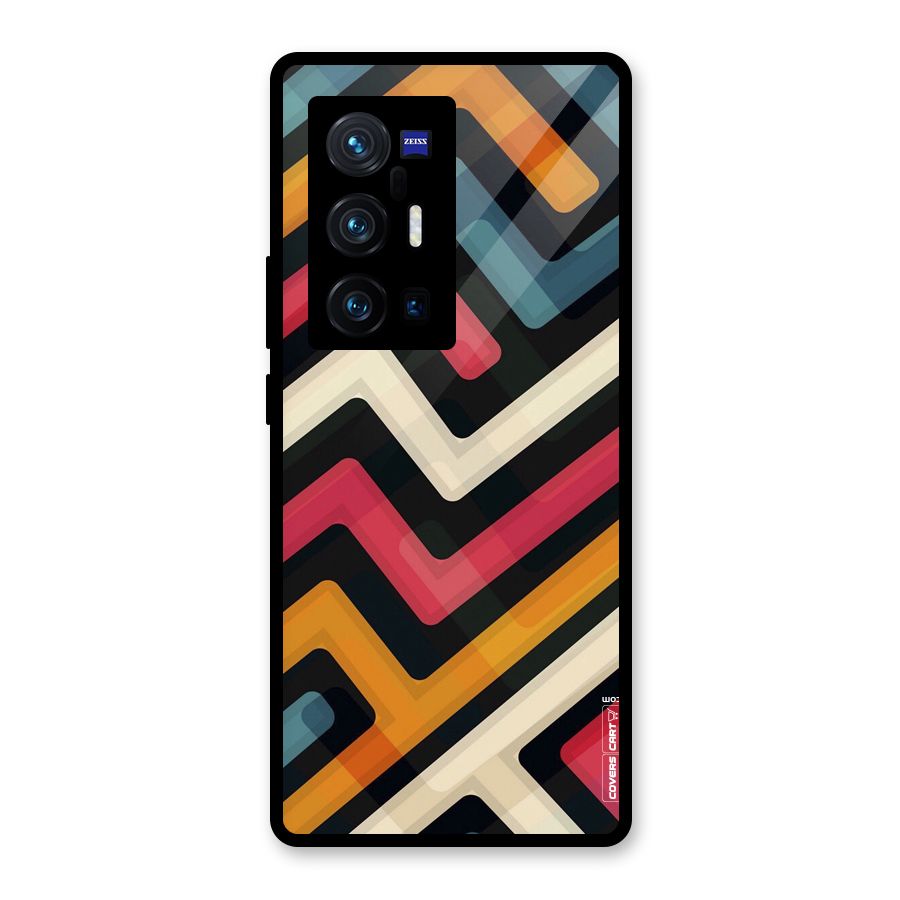 Pipelines Glass Back Case for Vivo X70 Pro Plus