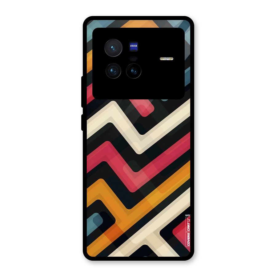 Pipelines Glass Back Case for Vivo X80