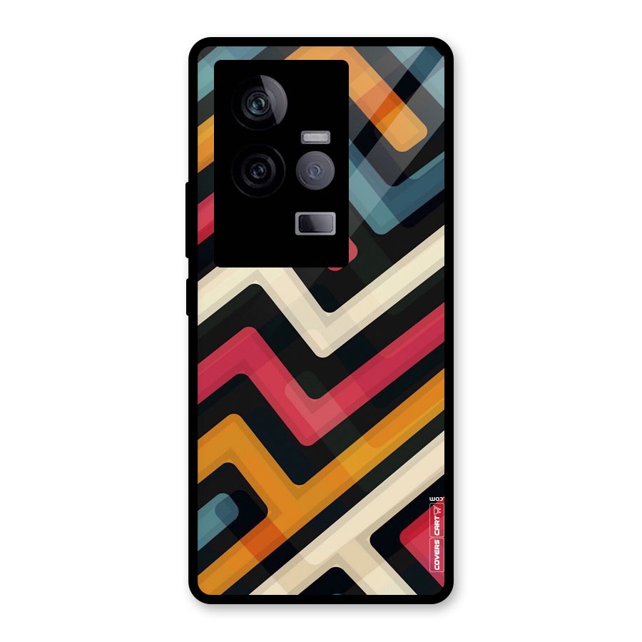 Pipelines Glass Back Case for Vivo iQOO 11 5G