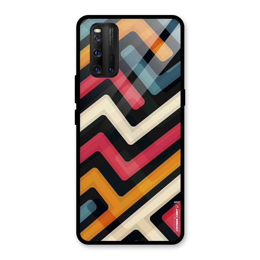 Pipelines Glass Back Case for Vivo iQOO 3