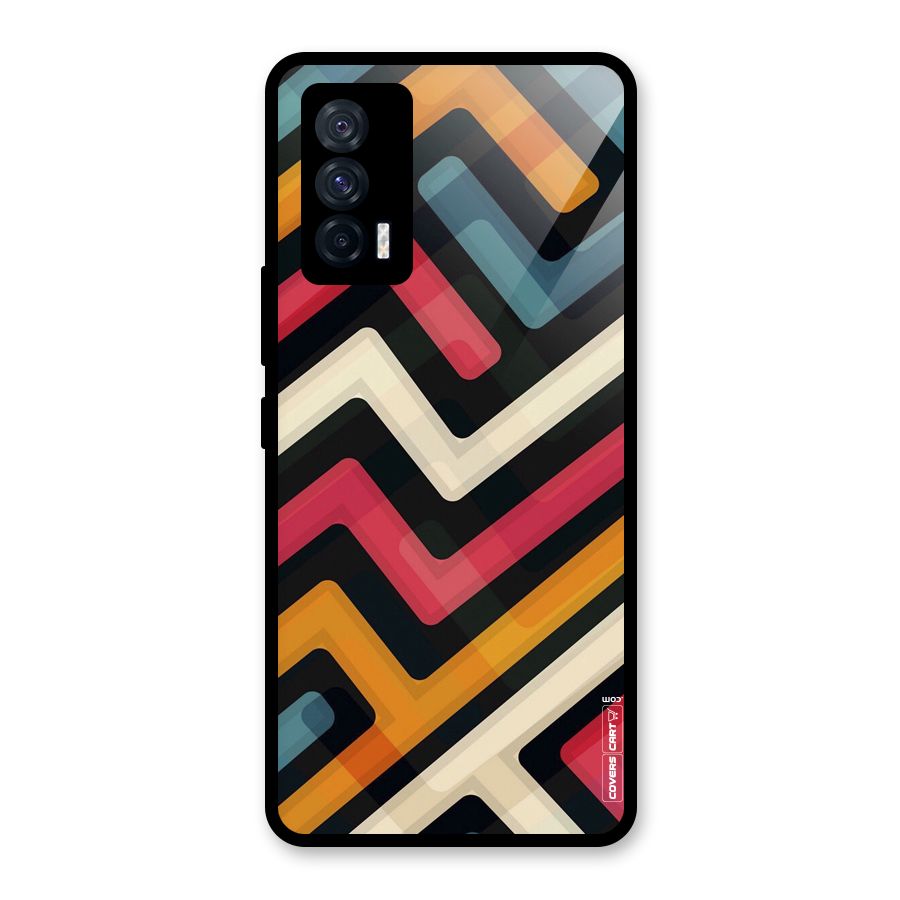 Pipelines Glass Back Case for Vivo iQOO 7 5G