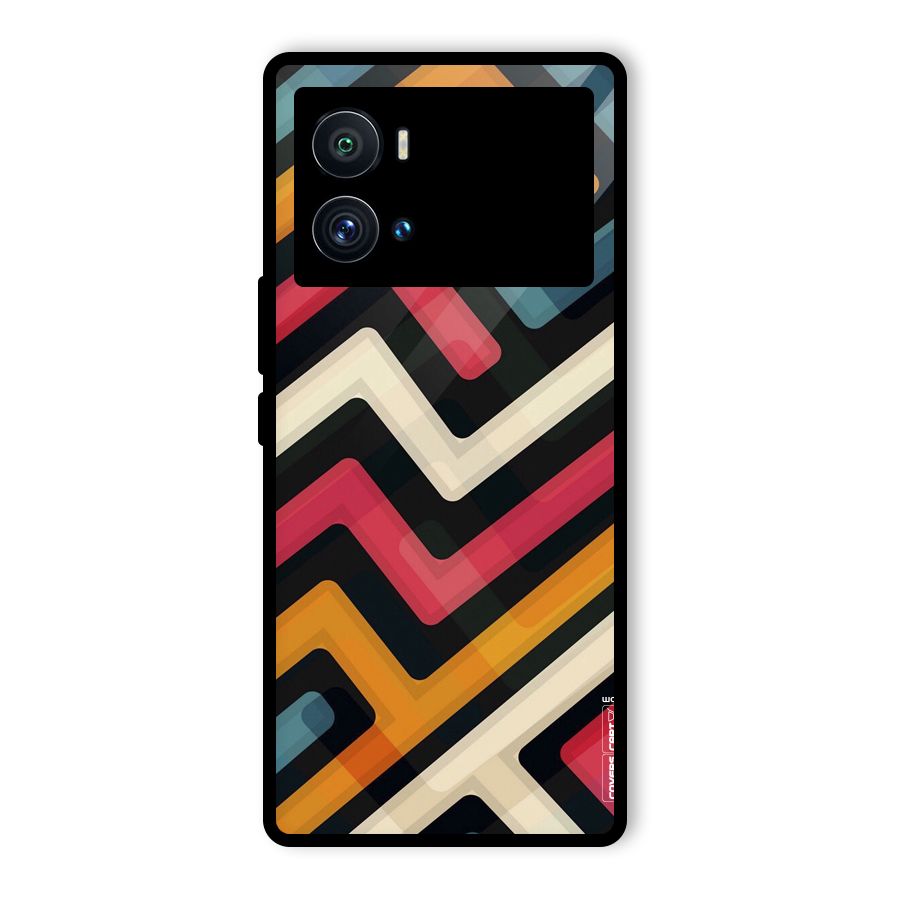 Pipelines Glass Back Case for Vivo iQOO 9 Pro