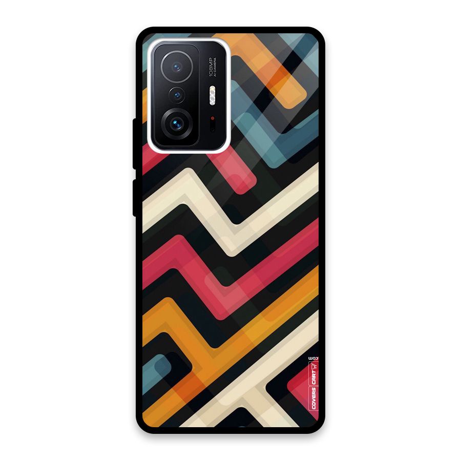 Pipelines Glass Back Case for Xiaomi 11T Pro