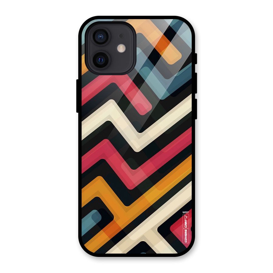 Pipelines Glass Back Case for iPhone 12