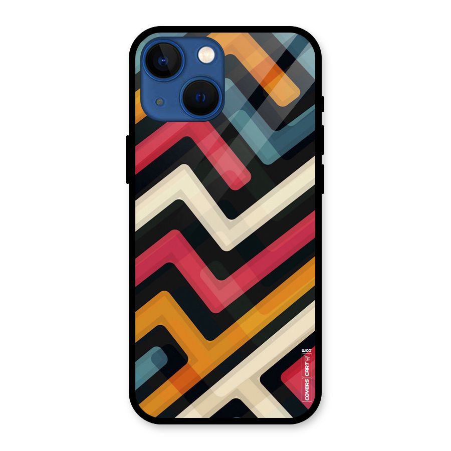 Pipelines Glass Back Case for iPhone 13 Mini