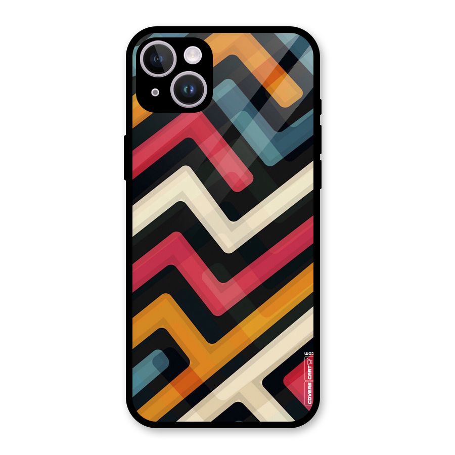 Pipelines Glass Back Case for iPhone 14 Plus