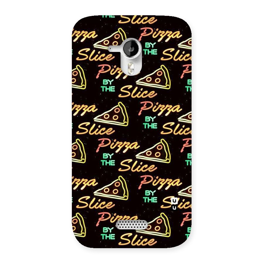 Pizza By Slice Back Case for Micromax Canvas HD A116