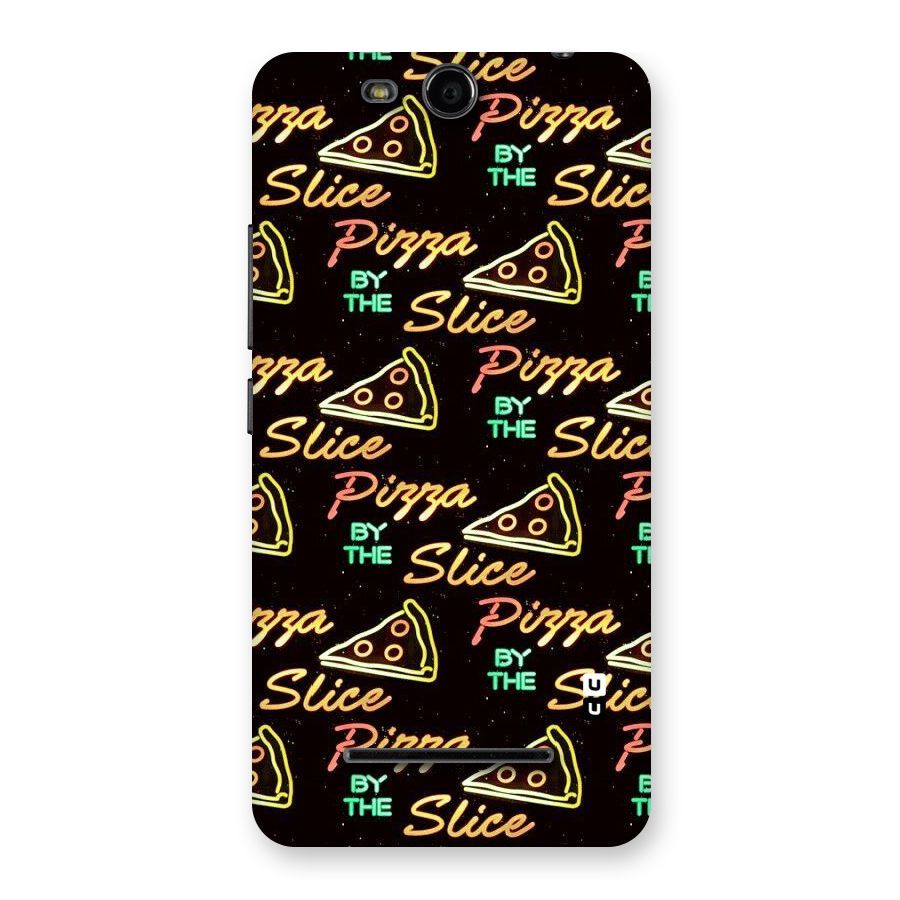 Pizza By Slice Back Case for Micromax Canvas Juice 3 Q392