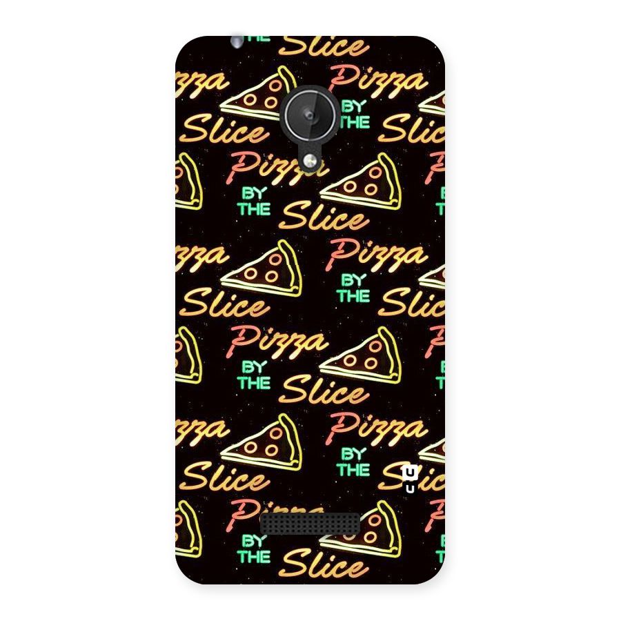 Pizza By Slice Back Case for Micromax Canvas Spark Q380