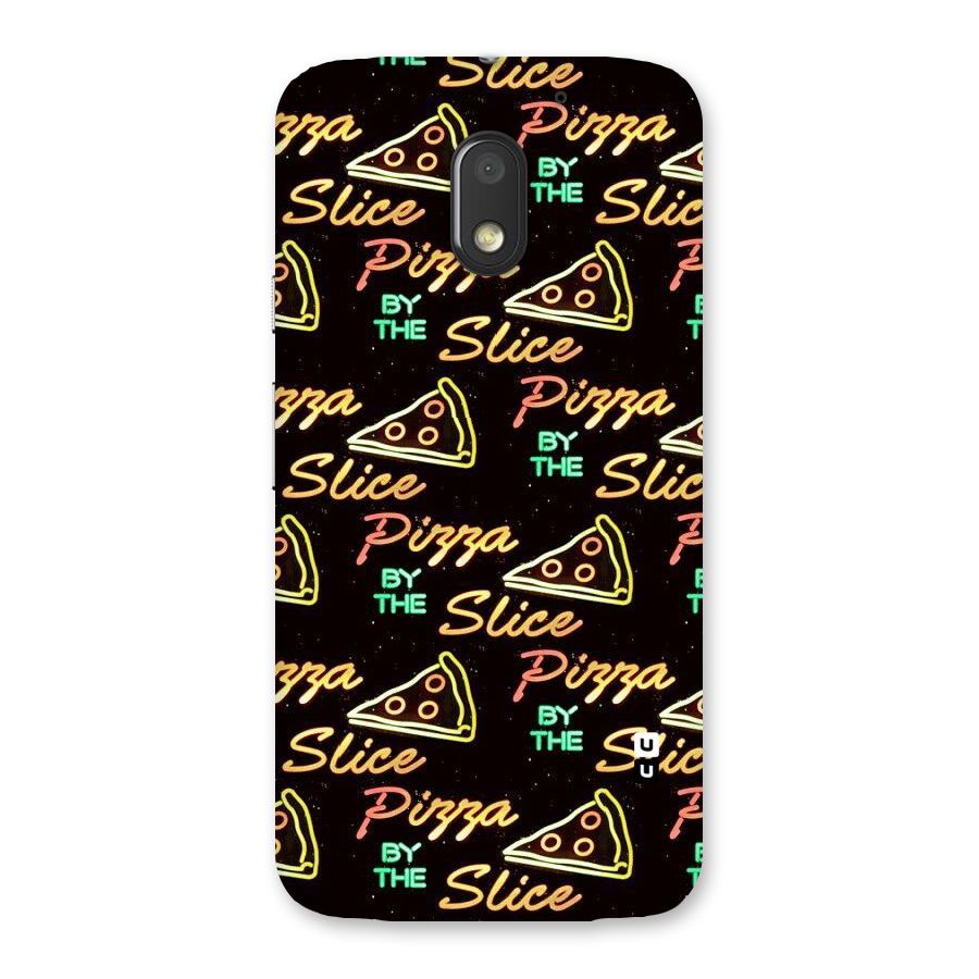Pizza By Slice Back Case for Moto E3 Power