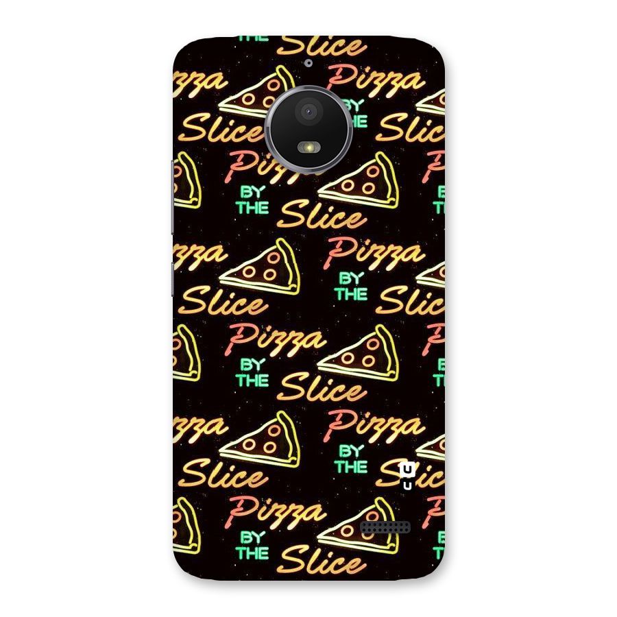 Pizza By Slice Back Case for Moto E4