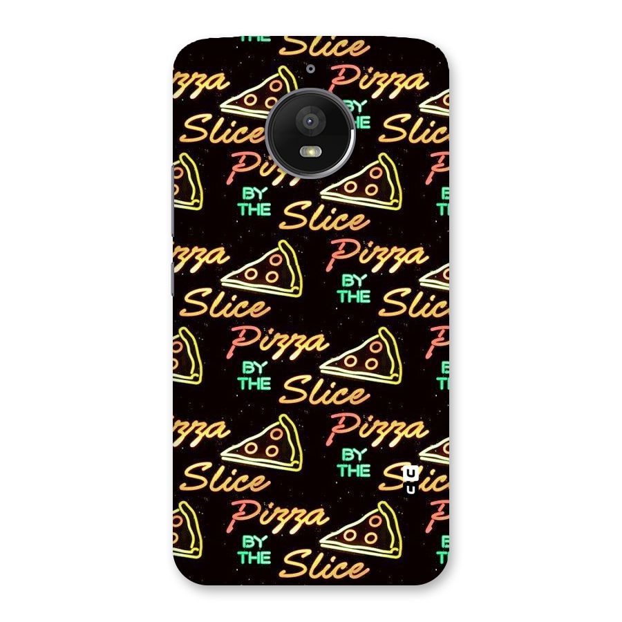 Pizza By Slice Back Case for Moto E4 Plus