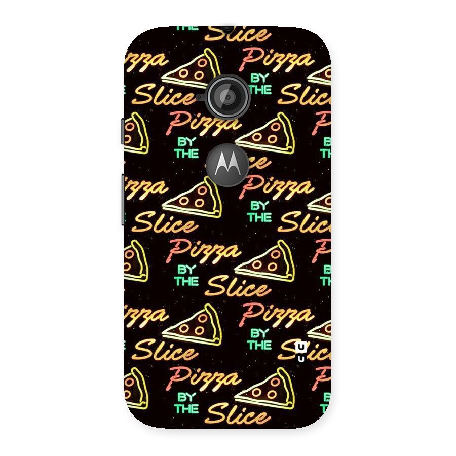 Pizza By Slice Back Case for Moto E 2nd Gen