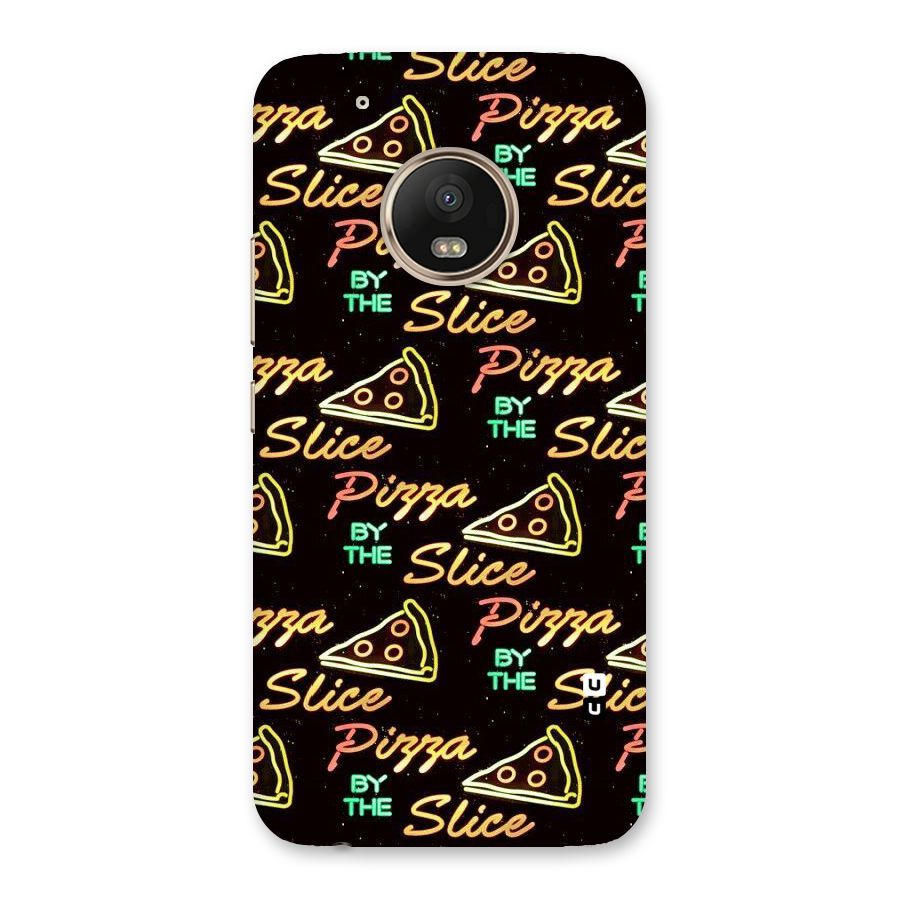 Pizza By Slice Back Case for Moto G5 Plus