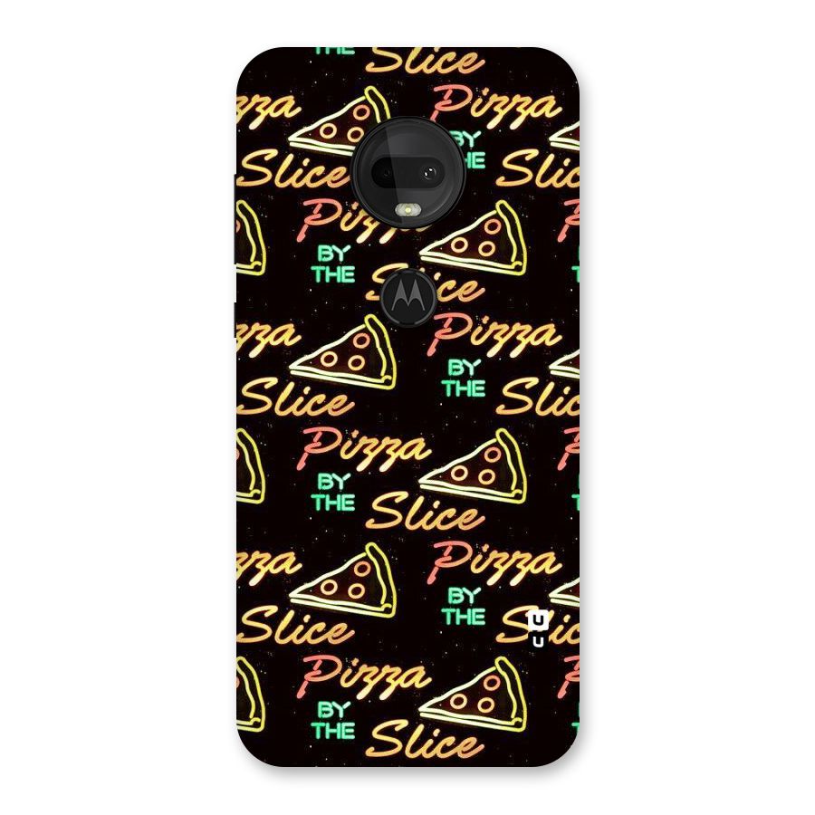 Pizza By Slice Back Case for Moto G7