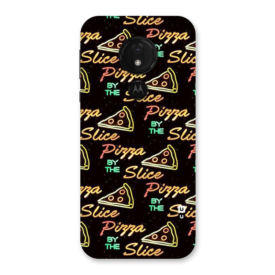 Pizza By Slice Back Case for Moto G7 Power