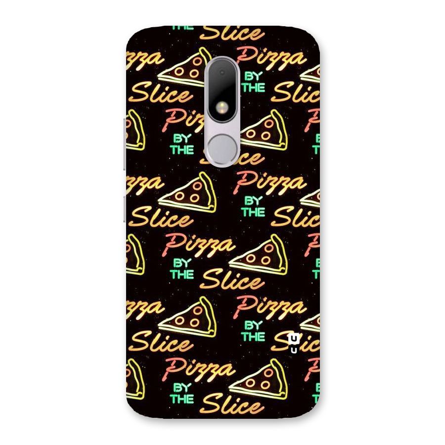 Pizza By Slice Back Case for Moto M