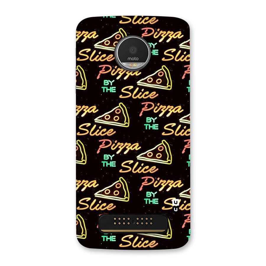 Pizza By Slice Back Case for Moto Z Play