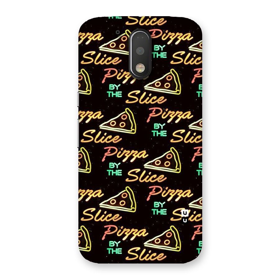 Pizza By Slice Back Case for Motorola Moto G4 Plus