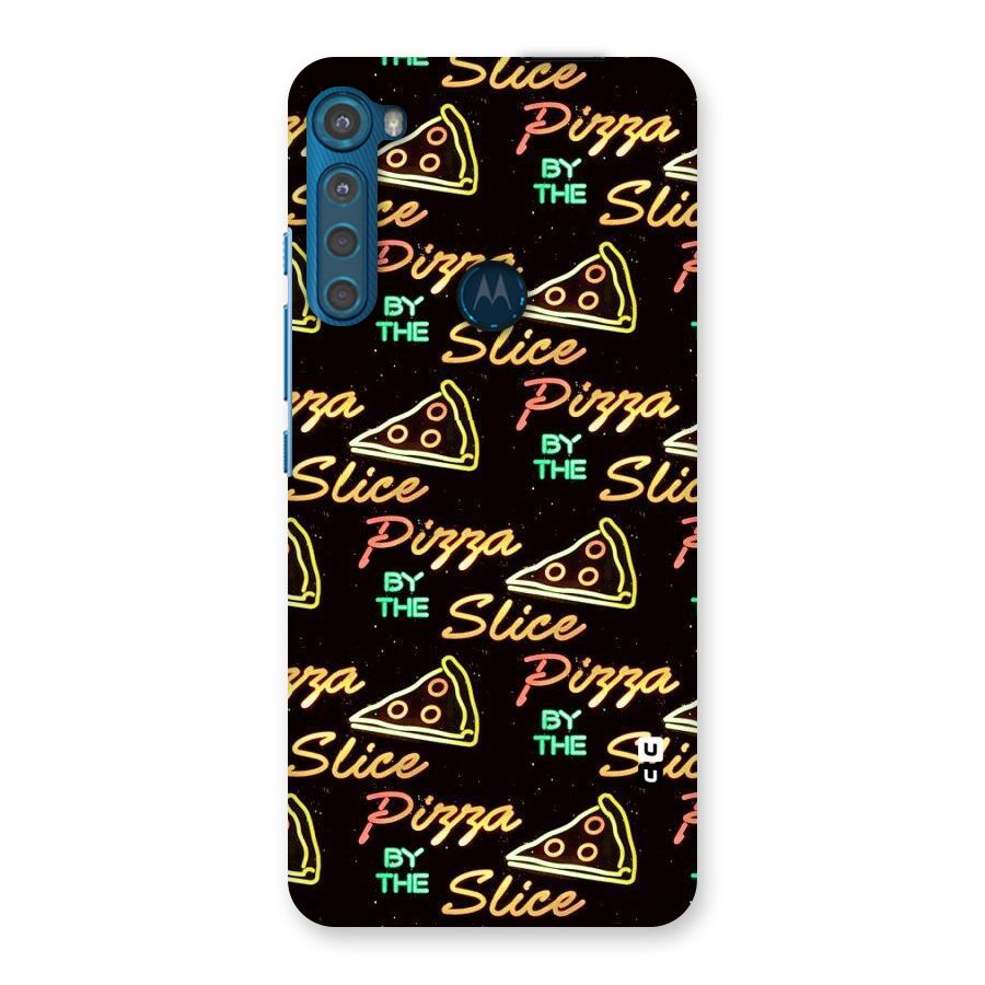 Pizza By Slice Back Case for Motorola One Fusion Plus